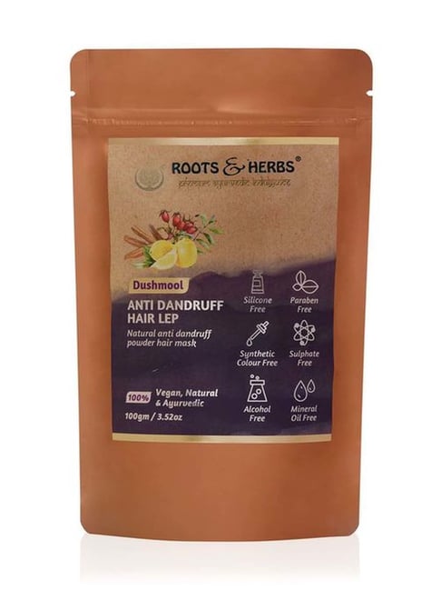 ROOTS AND HERBS Dushmool Anti Dandruff Hair Lep - 100 gm