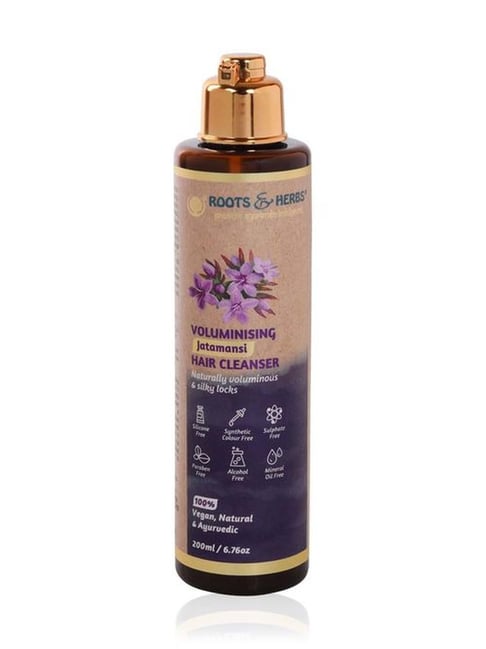 ROOTS AND HERBS Voluminising Jatamansi Hair Cleanser - 200 ml-picture-45