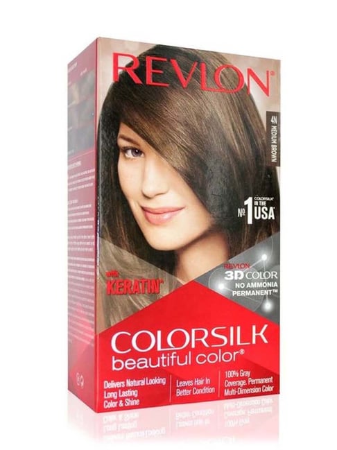 Revlon Colorsilk Hair Color with Keratin Medium Brown 4N - 40 ml