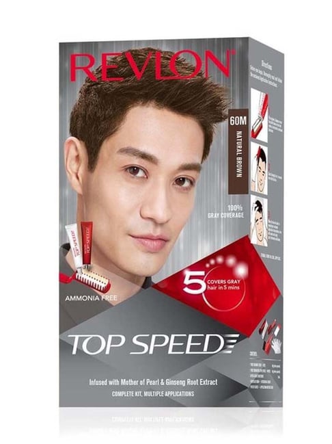 Revlon Top Speed Hair Color Natural Brown 60M - 40 ml-picture-20