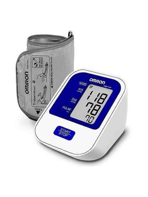 Omron HEM-7124 Fully Automatic Digital Blood Pressure Monitor (White)