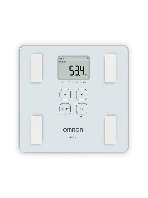 Omron HBF-214 Digital Full Body Composition Monitor (White)