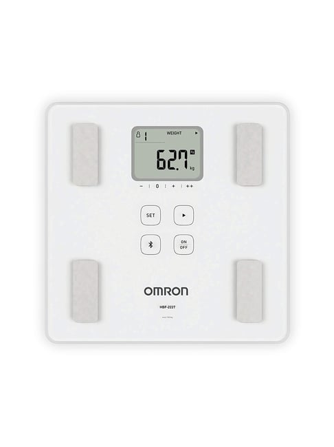 Omron HBF-222T Complete Digital Body Composition Monitor with Bluetooth (White)