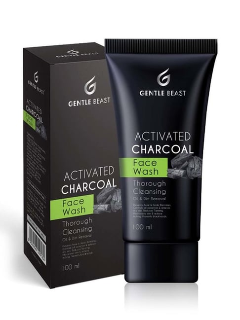 Buy Gentle Beast Premium Activated Charcoal Face Wash 100 ml Online
