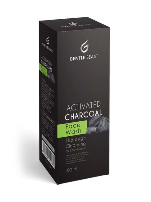 Buy Gentle Beast Premium Activated Charcoal Face Wash 100 ml Online