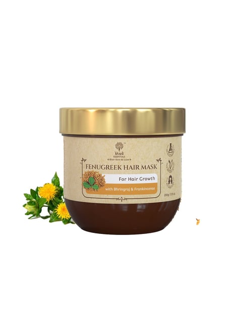 Forest Essentials Intensive Hair Repair Masque Japapatti  Brahmi   Ayurvedic Deep Nourishing Hair Mask  Repairs Dry Frizzy Damaged   Chemically Treated Hair  Natural Hair Mask With Banana Pulp and