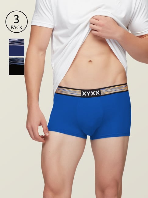 XYXX Multicolor Trunks - Pack of 3-picture-14