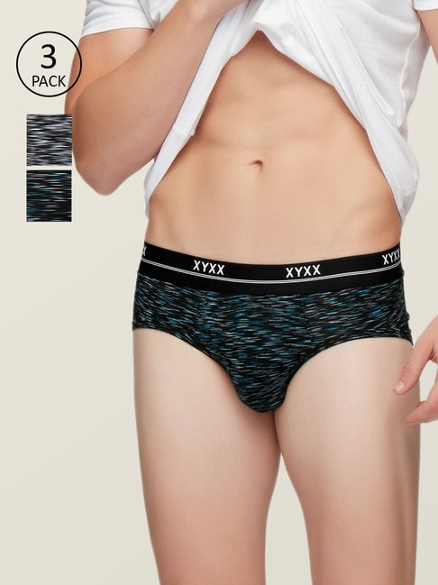 Buy XYXX Multicolor Heathered Briefs - Pack of 3 for Men's Online @ Tata  CLiQ