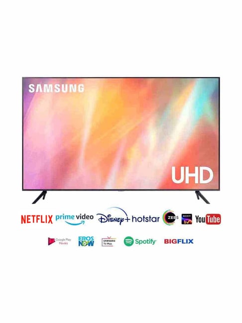 Samsung 138 cm (55 Inches) Smart 4K Ultra HD LED TV Crystal UA55AUE60AKLXL (2021 Model, Black)