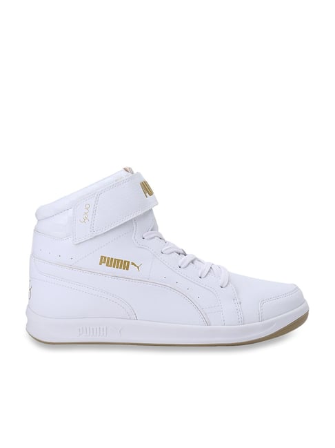 Puma Men's One8 Prime Mid V3 White Ankle High Sneakers