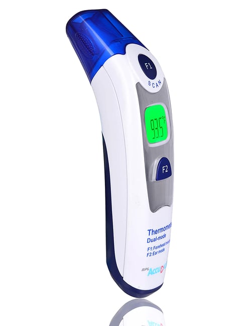 BPL Accu Digit Non Contact Infrared Thermometer (White/Blue)