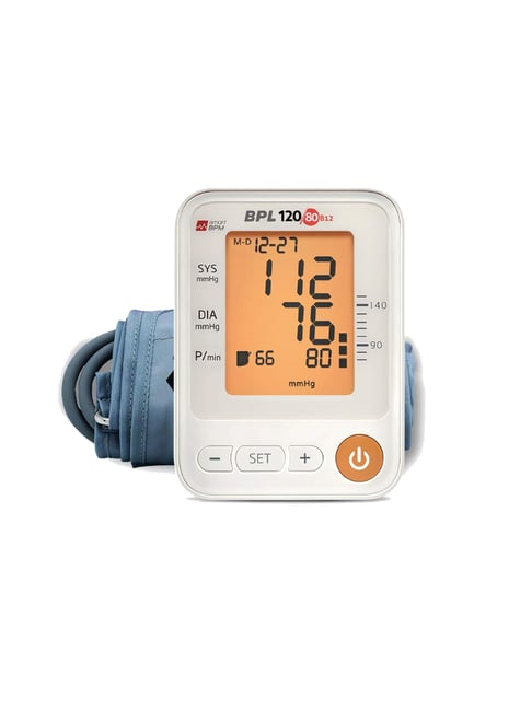 BPL 120/80 B12 Automatic Digital Blood Pressure Monitor (White)