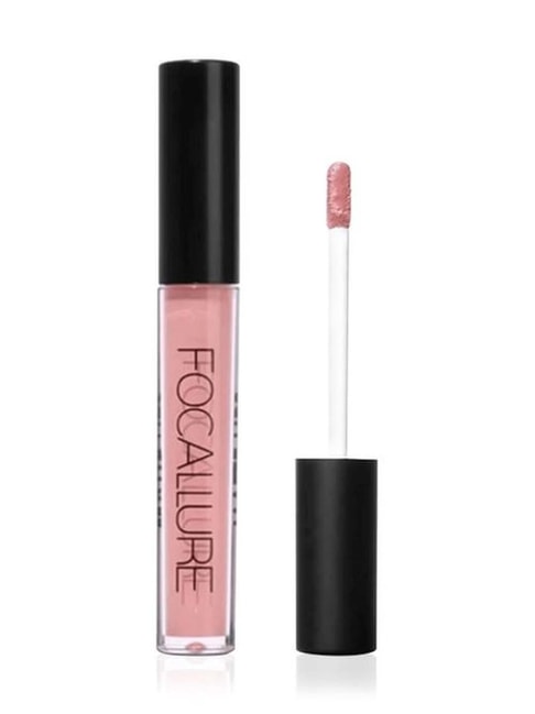 FOCALLURE Matte Liquid Lipstick Ruddy Pink - 6 gm