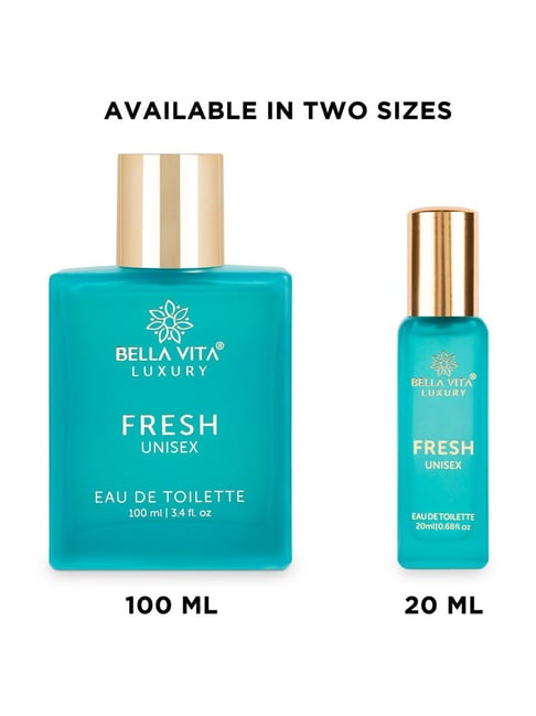 Buy Bella Vita Organic Fresh Unisex Perfume 100 ml Online At