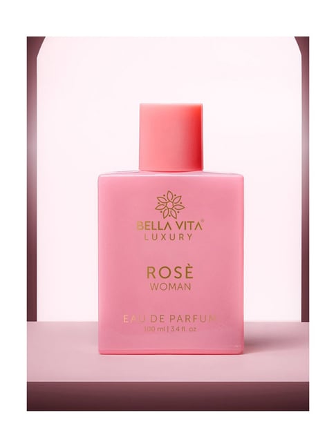 Bella Vita Luxury Rose Perfume for Women With Long Lasting Floral Fragrance  100 ml