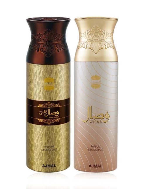 Ajmal Wisal Dhahab & Wisal Deodorant Spray for Unisex - Pack of 2-picture-16