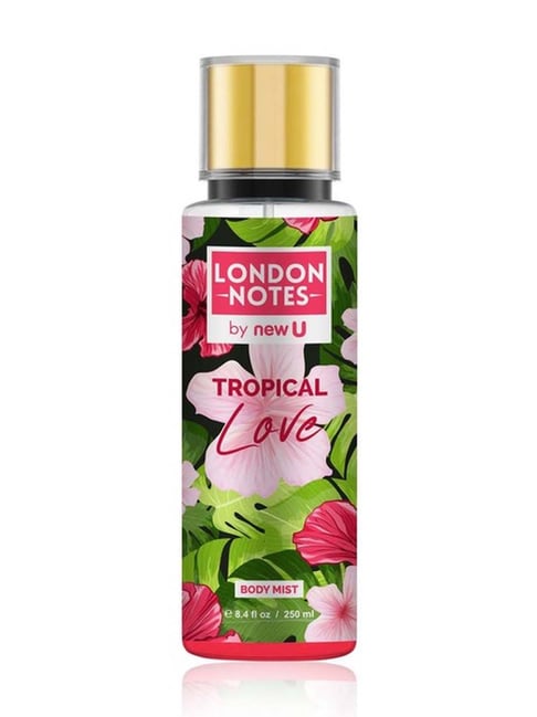 London Notes by NewU Tropical Love Body Mist for Women 250 ml