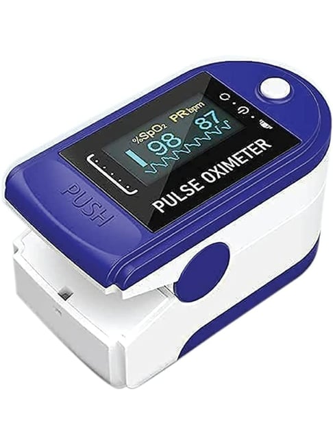 Hammer LK87 OLED Fingertip Pulse Oximeter (Blue and White)