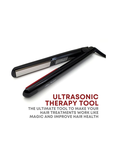 Alan Truman Ultrasonic Therapy Tool Hair Straightener (Black)