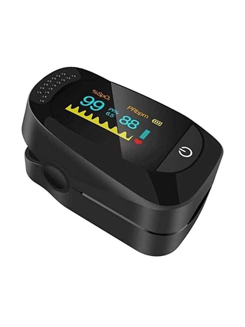 MCP OLED Fingertip Pulse Oximeter (Black)