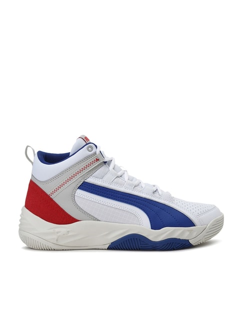 PUMA Contest Mid High Ankle Sneakers For Men - Buy White, Amazon Color PUMA  Contest Mid High Ankle Sneakers For Men Online at Best Price - Shop Online  for Footwears in India |