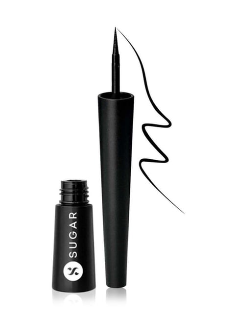 Sugar Cosmetics Gloss Boss 24hr Eyeliner 01 Back In Black - 2.5 gm-SUGAR Cosmetics-Beauty&Grooming-TATA CLIQ