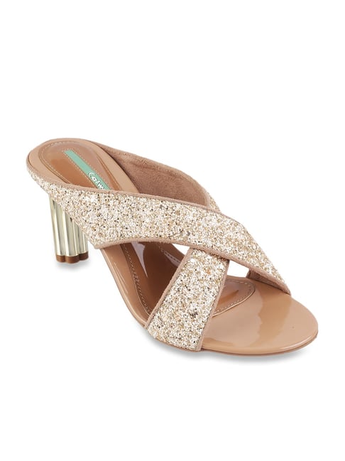 Catwalk golden online sandals