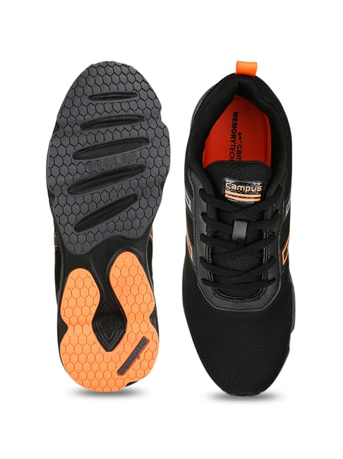 Buy Campus Men's Hurricane Black Running Shoes for Men at Best Price