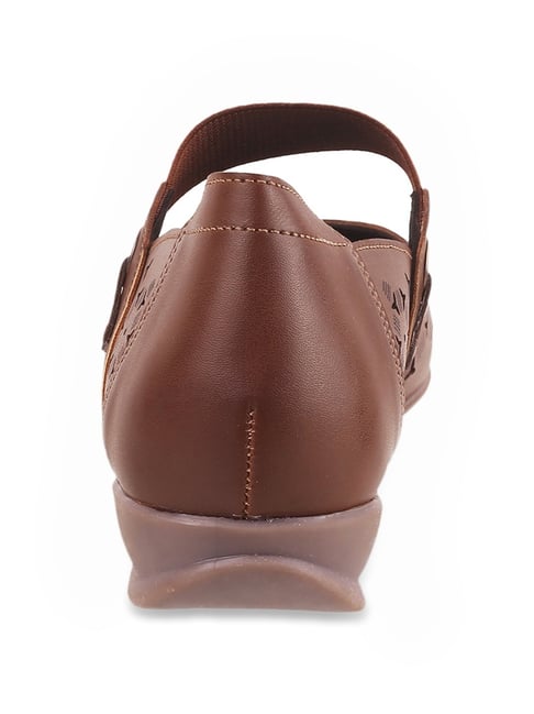 Catwalk Women's Rustic Brown Mary Jane Shoes