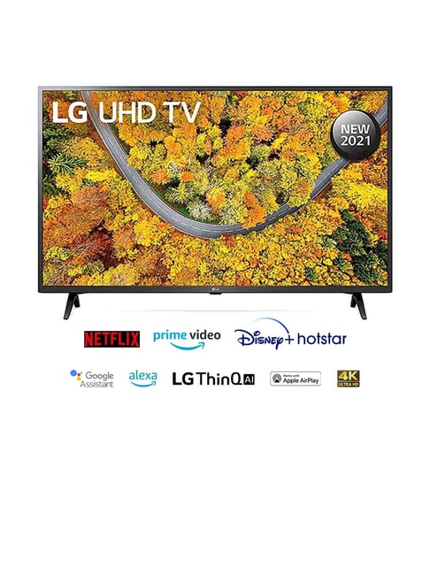LG 109.22 cm (43 Inches) Smart 4K Ultra HD LED TV 43UP7500PTZ (2021 Model, Black)