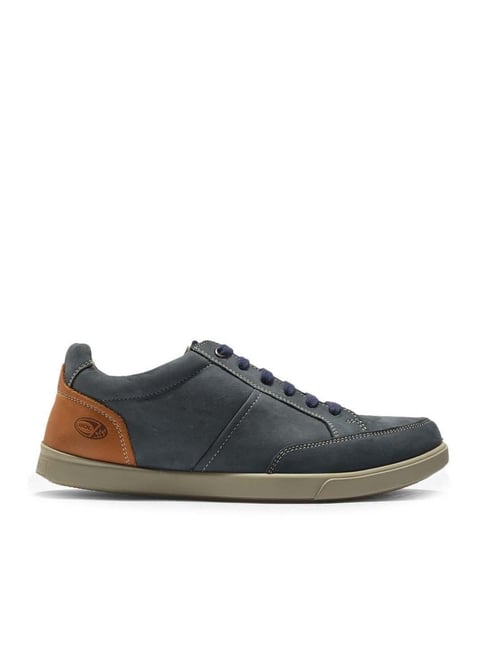 Woodland Men's Navy Casual Sneakers