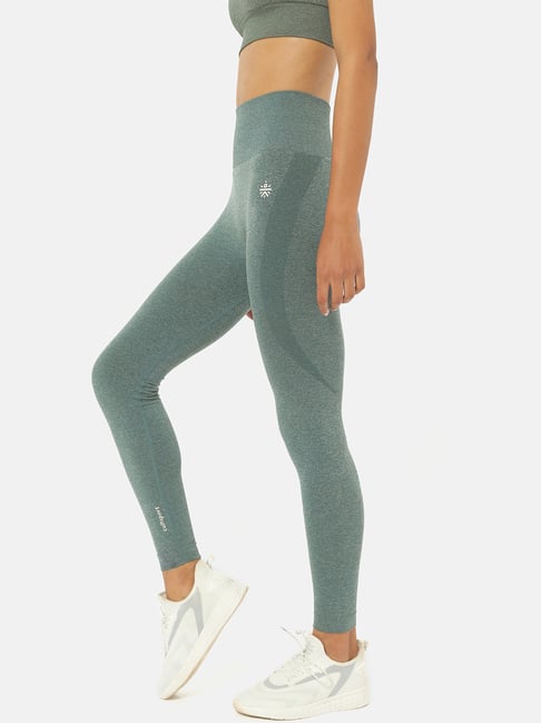 Buy Aurelia Teal Green Solid Tights at Redfynd