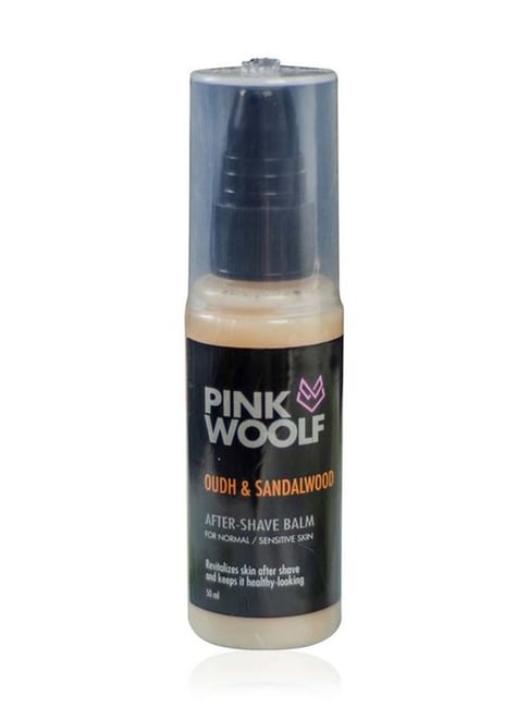 Buy Pink Woolf After Shave Balm Oudh Sandalwood 50 ml Beige