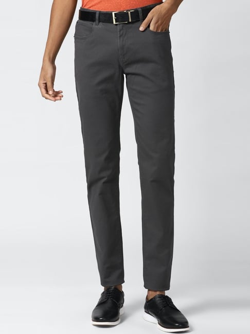 Elegant Gray Cotton Pants from England