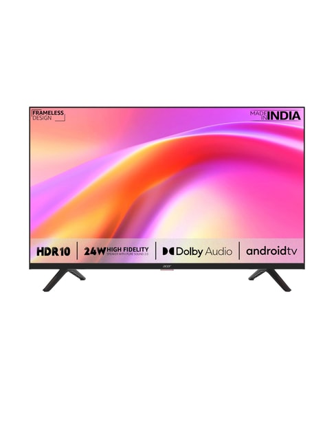 Tata Cliq - Acer 80 cm (32 Inch) Android Smart HD Ready LED TV with Frameless Design AR32AP2841HDFL (2022)