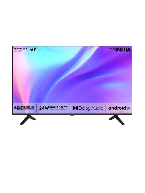 Tata Cliq - Acer 125.7 cm (50 Inch) Ultra HD 4K Android Smart LED TV with Frameless Design AR50AP2851UDFL (2021)