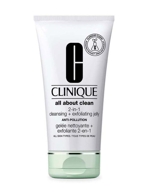 Clinique All About Clean Anti-Pollution 2-in-1 Cleansing Exfoliating Jelly - 150 ml