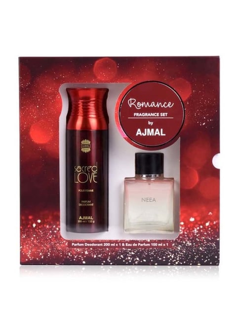 Buy Ajmal Neea EDP Sacred Love Deodrants Gift Set with Testers