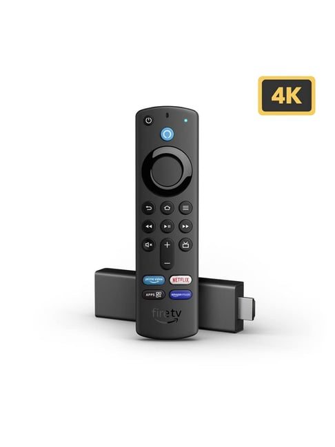 Amazon Fire TV Stick 4K with all-new Alexa Voice Remote (TV and app controls), Dolby Vision, Black