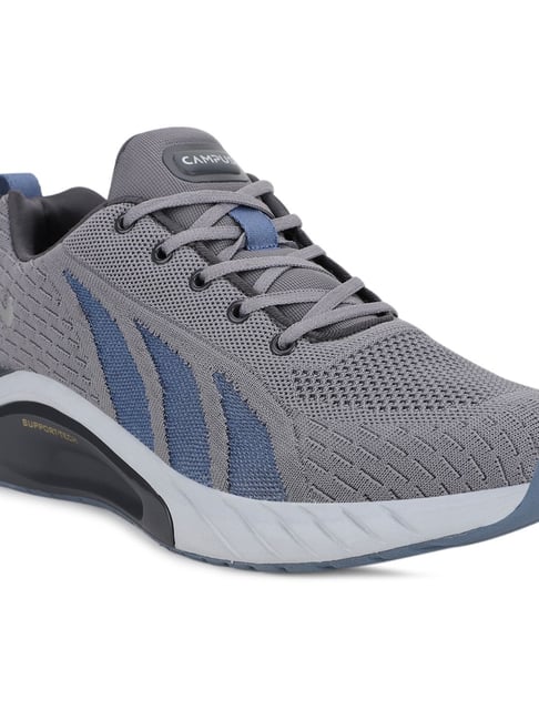 Buy Campus Men s BENNETT Steel Grey Running Shoes for Men at Best Price Tata CLiQ