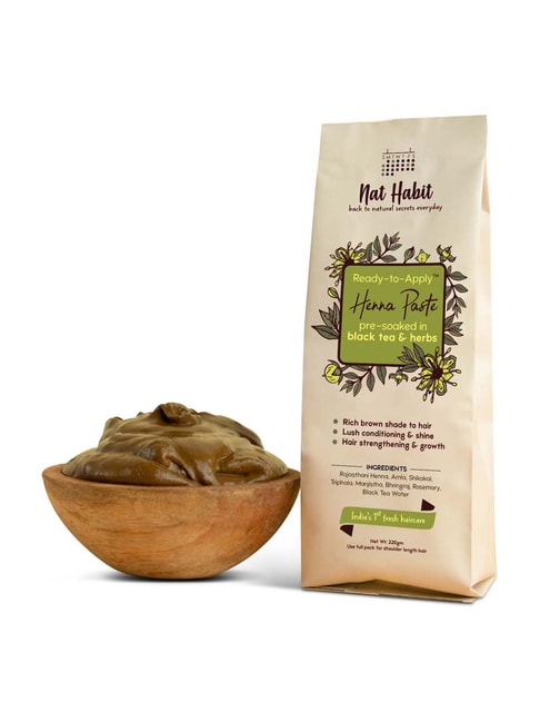 Buy Nat Habbit Fresh Henna Paste with Herbs & Tea Water - 250 gm Online At  Best Price @ Tata CLiQ