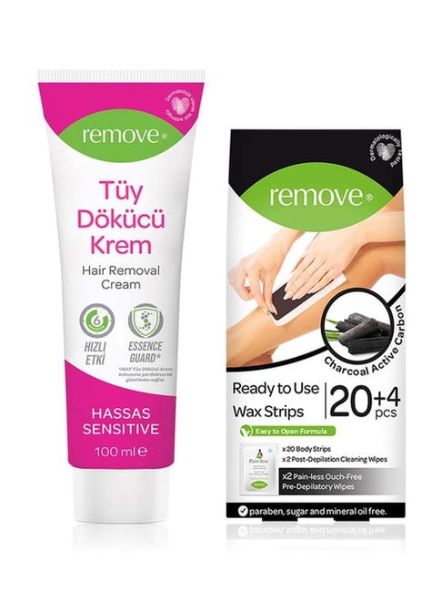 Buy Remove Charcoal Wax Strips & Hair Removal Cream Online At Best Price @  Tata CLiQ