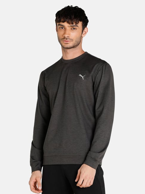 Puma charcoal grey on sale sweatshirt