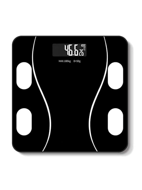 beatXPFusion Weight Machine with LCD Display (Black)