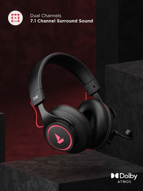 Immortal Boat Headphones With Mic Under 1000 Boat Black Immortal