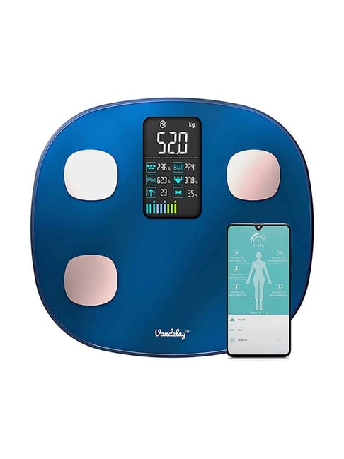 Vandelay Smart Digital Bluetooth BMI Electronic Weighing Scale
