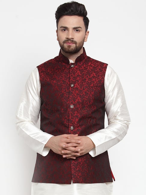 Buy Red Nehru Jacket Online In India - Etsy India