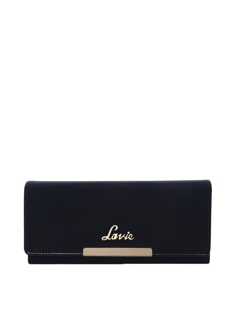 Lavie BIMET PRO Black Solid Wallet for Women