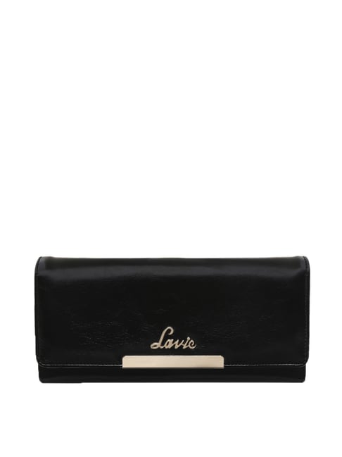 Lavie BIMET PRO Black Solid Wallet for Women