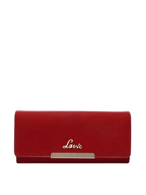 Lavie BIMET PRO Red Solid Wallet for Women